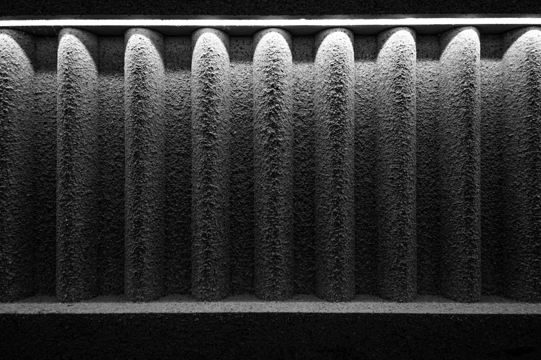 Close-up of an air filter element